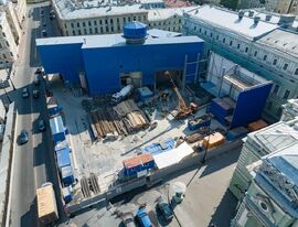 Строительство вестибюля станции «Театральная» планируют завершить к концу 2026 года