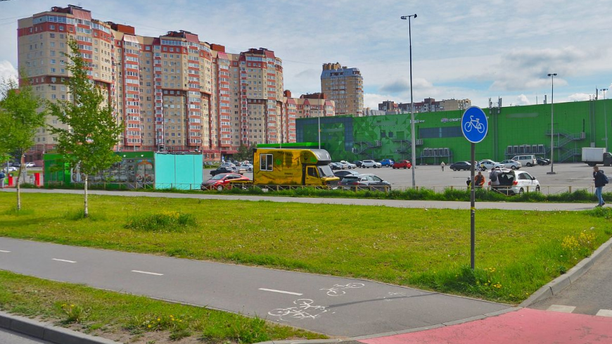 Сеть велодорожек заработает между станциями метро на юге Петербурга в 2026 году