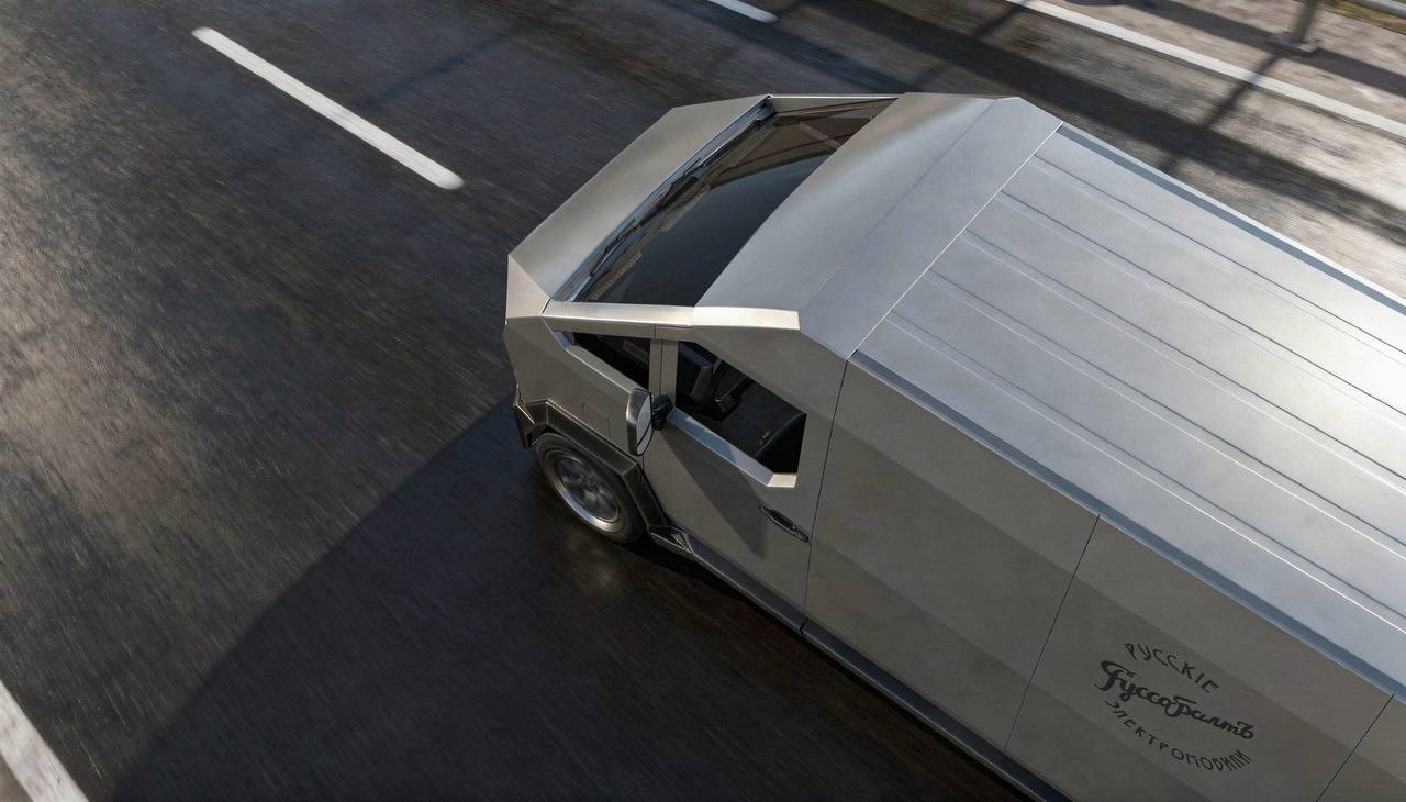 Электрофургон «Руссо-Балтъ» из Перми: дореволюционный бренд в стиле Cybertruck