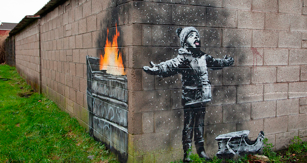 О новой работе Бэнкси