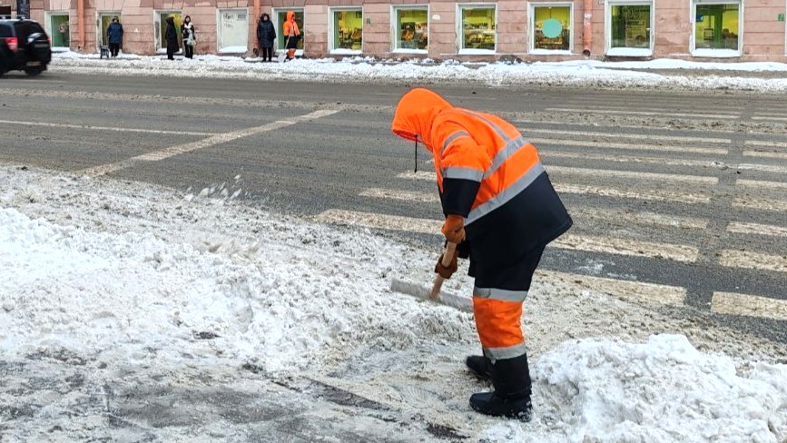 К уборке улиц Петербурга привлекли мигрантов из Индии